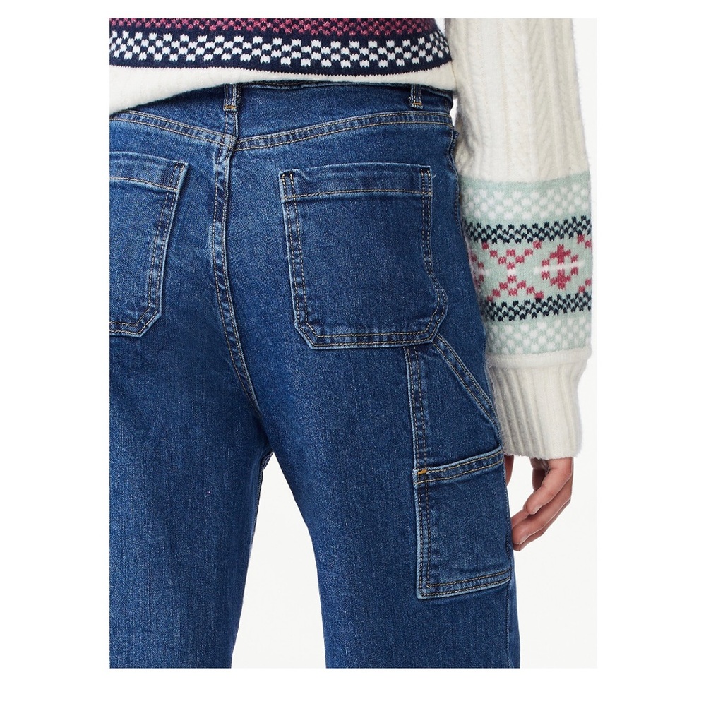 Girls wide Leg Carpenter Jeans! So trendy!